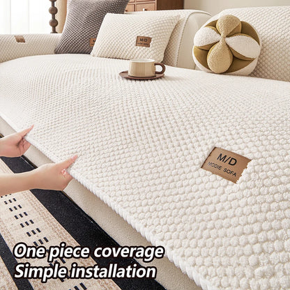 Warm Plush Pet-Friendly Sofa Cushion & Furniture Protector Mat