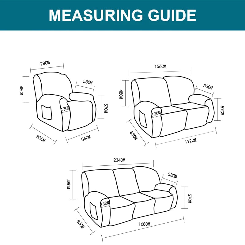 Heavy-Duty Stretch Recliner Couch Cover | Pet & Spill Resistant Protector